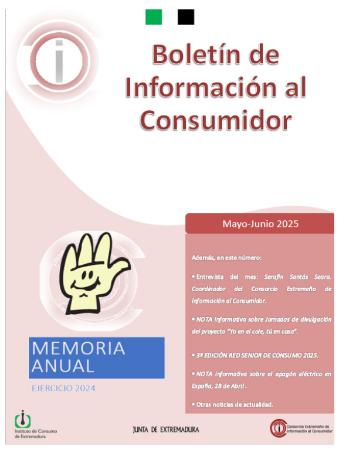 Imagen Boletín digital de información al Consumidor - MARZO Y ABRIL 2025