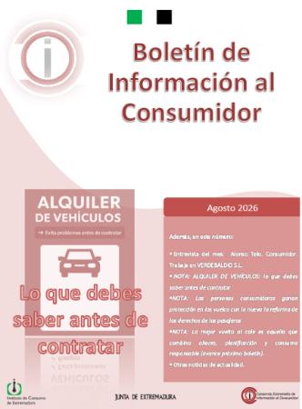 Imagen Boletín Digital del Centro Mancomunado de Consumo - AGOSTO 2026